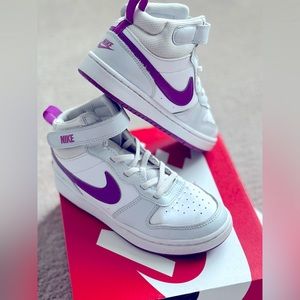 GIRLS' NIKE BIG KID COURT BOROUGH MID 2 SNEAKERS